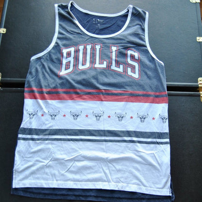 Chicago Bulls Small NBA Tank Top Red, White, & Blue