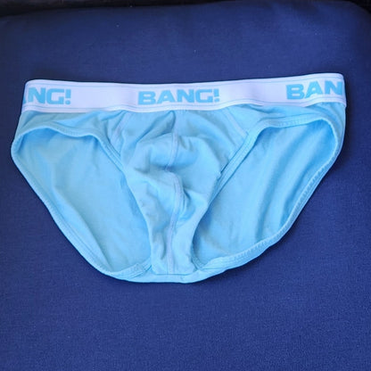 Bang Baby Blue with White Band Brief's Medium