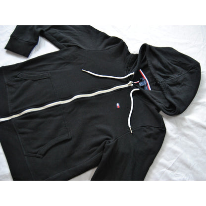 Tommy Hilfiger Medium Black Full Zip-up Lightweight Hoodie