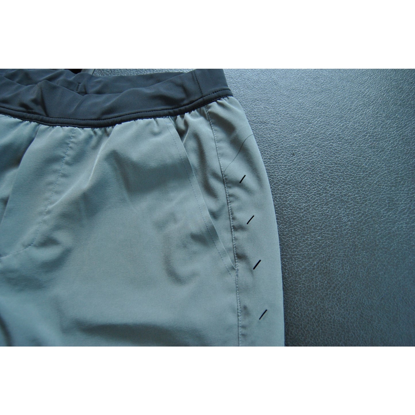 Ten Thousand Small Gray & Black Interval Shorts w/ Pockets