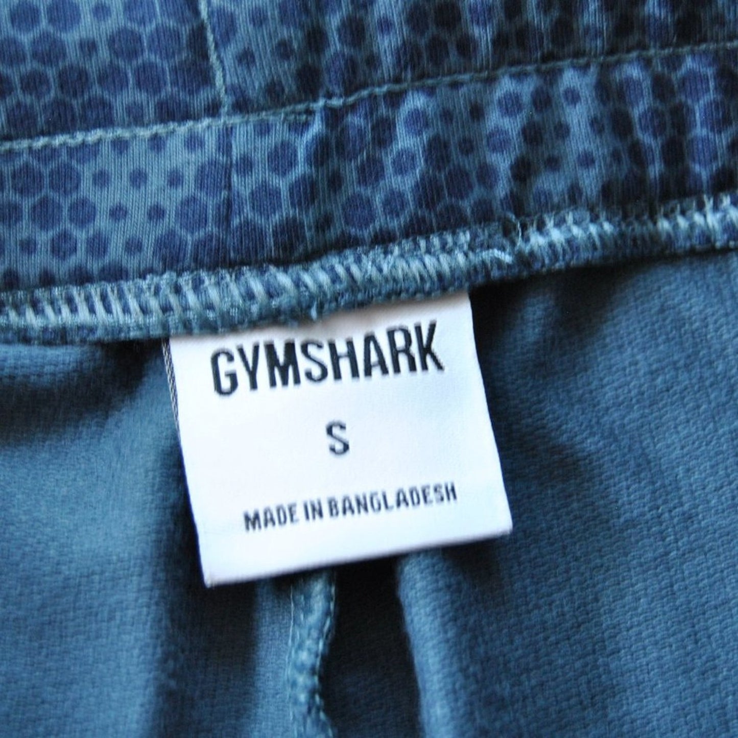 Gymshark Small Blue Sweat Shorts w/ Pockets & Drawstring