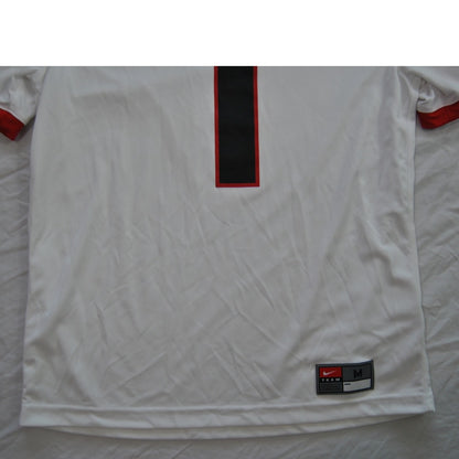 Georgia Bulldogs Team Jersey #1 White and Red Medium
