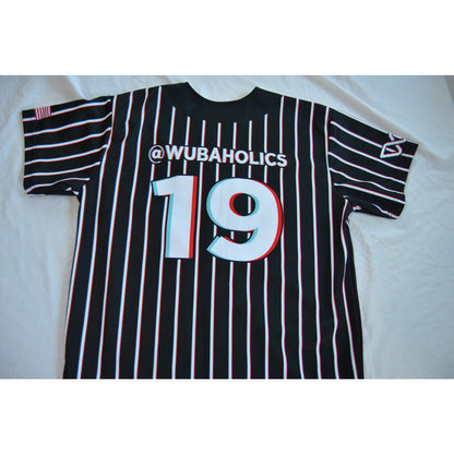 Wubaholics Jersey Shirt Black with Trippy Stripes #19