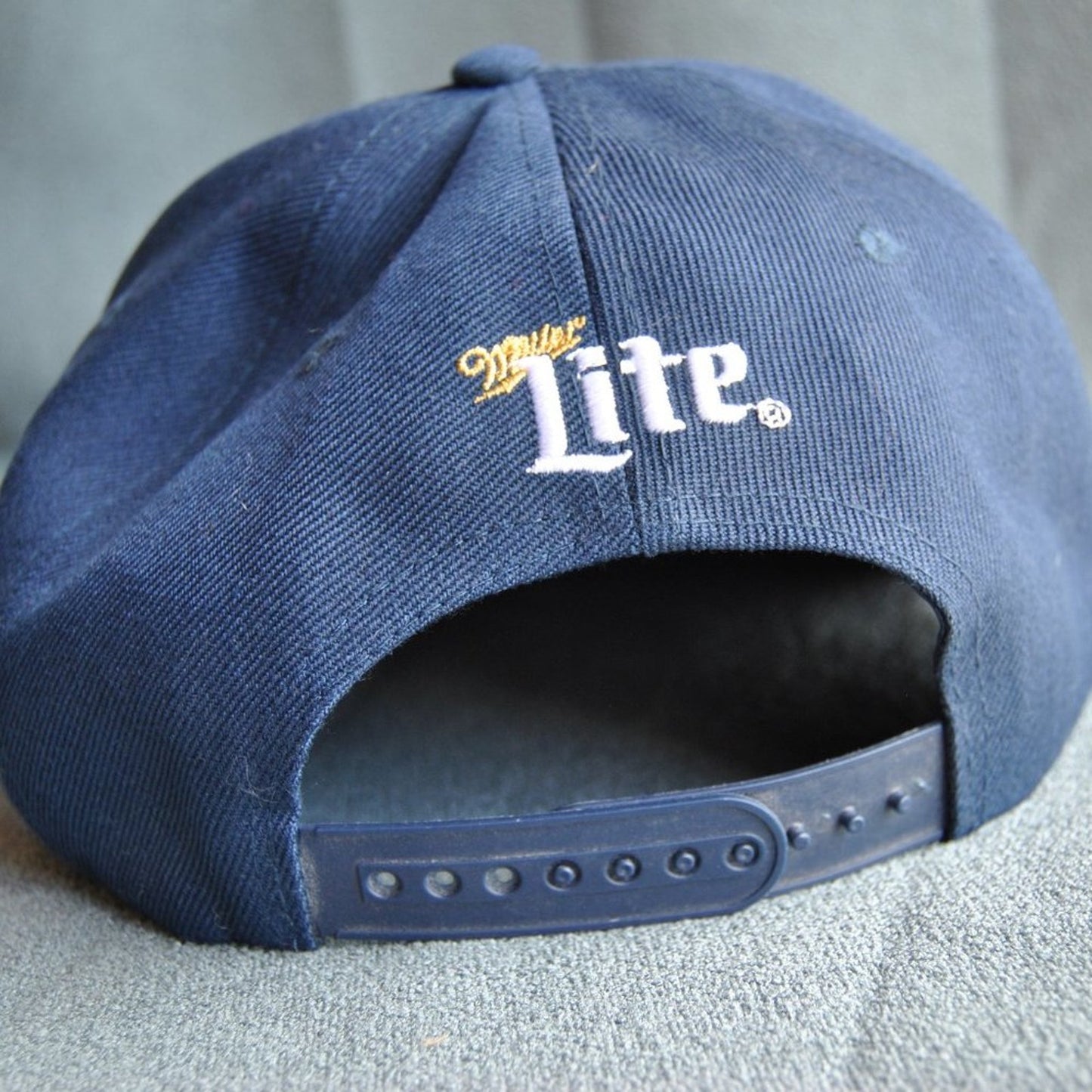 Detroit Tigers American Flag Brim Miller Light Snapback Hat