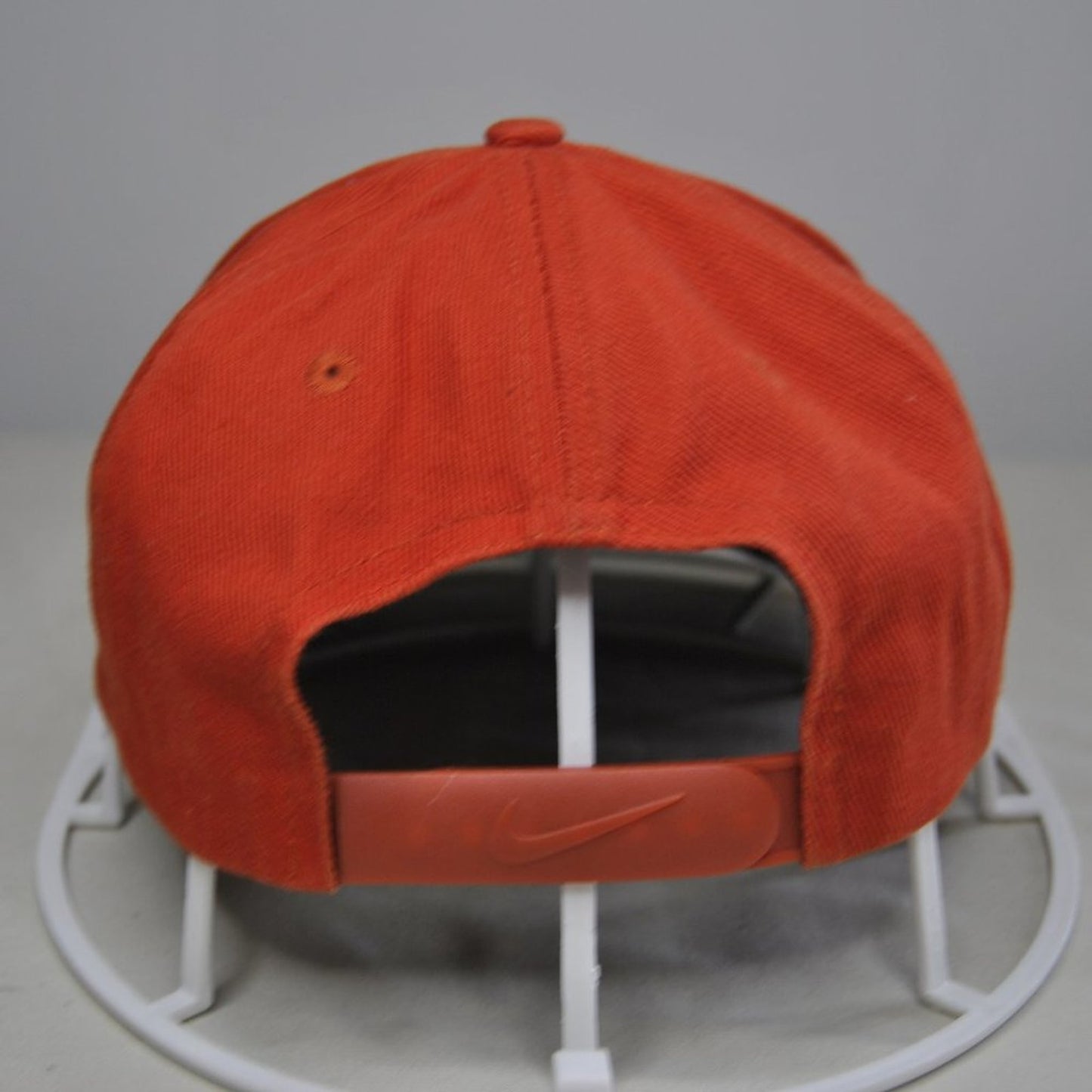 Vintage Nike Orange Snap Back Hat with Black Swoosh (90s)