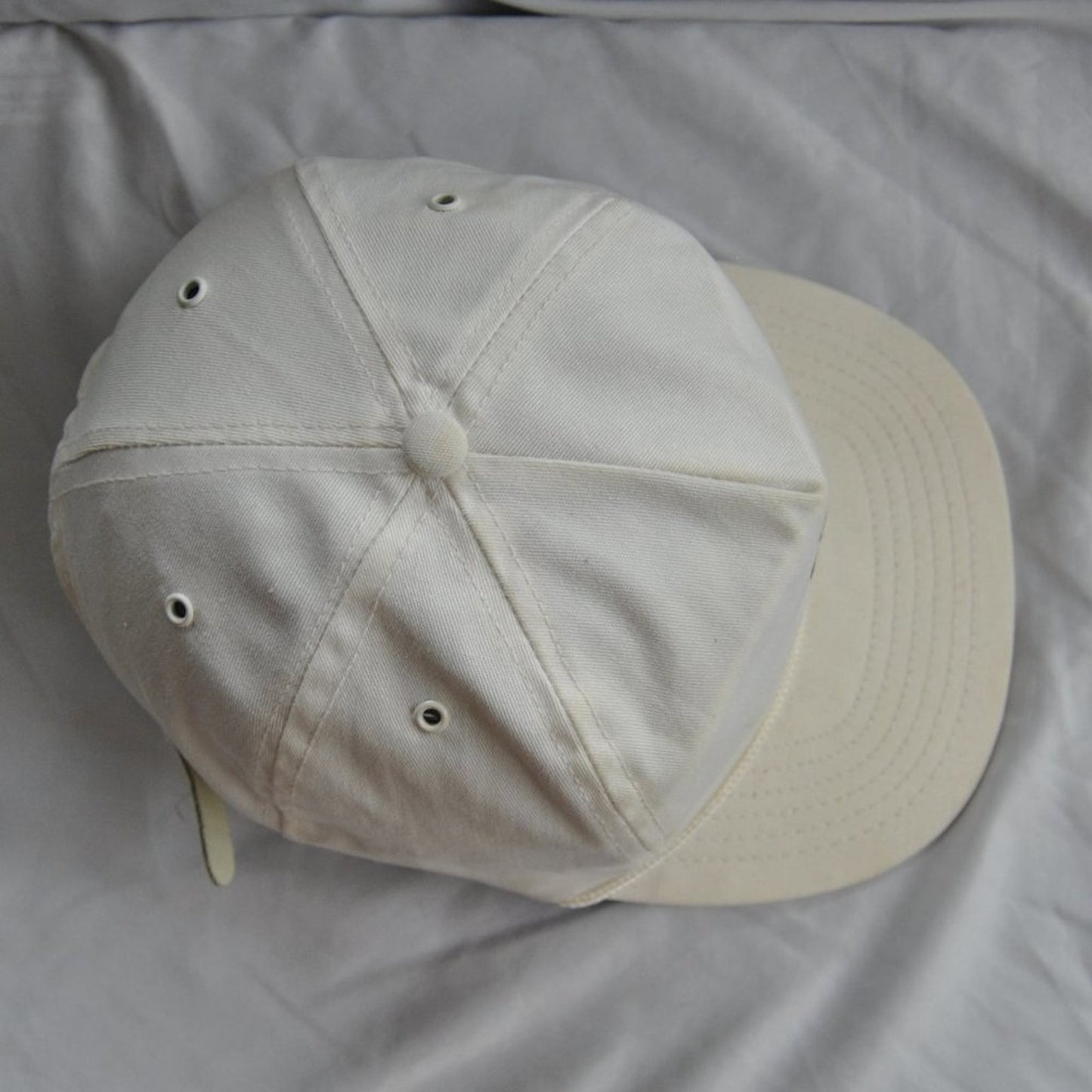 Vintage Off White Disney Mickey Mouse Snapback Hat