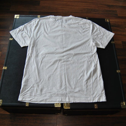 Psycho Bunny Size: 7 X-Large White, Black, & Blue Short Sleeve Shirt