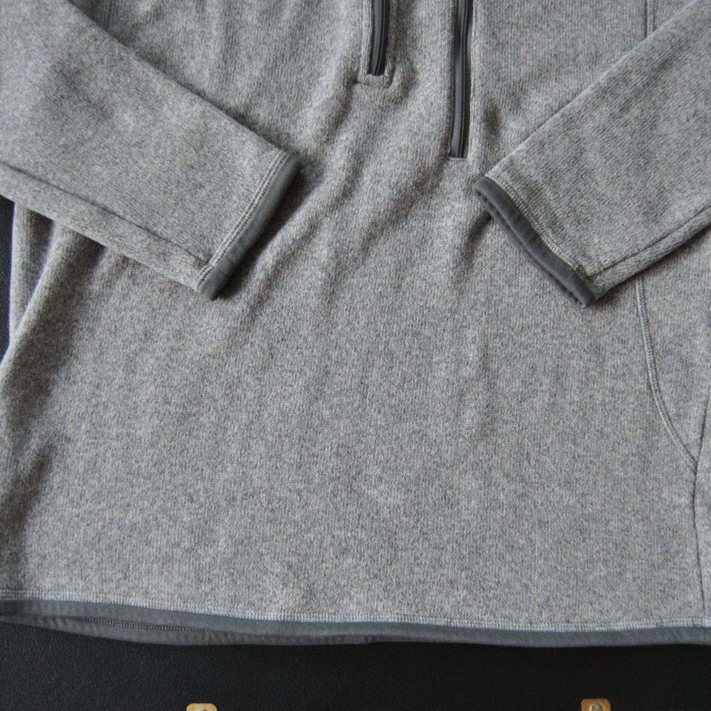 Patagonia Better Sweater Small Gray Quarter-Zip Pullover Fleece