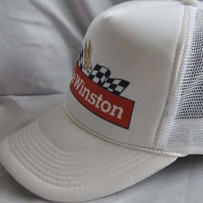 The Winston Vintage White Snap Back Trucker Hat