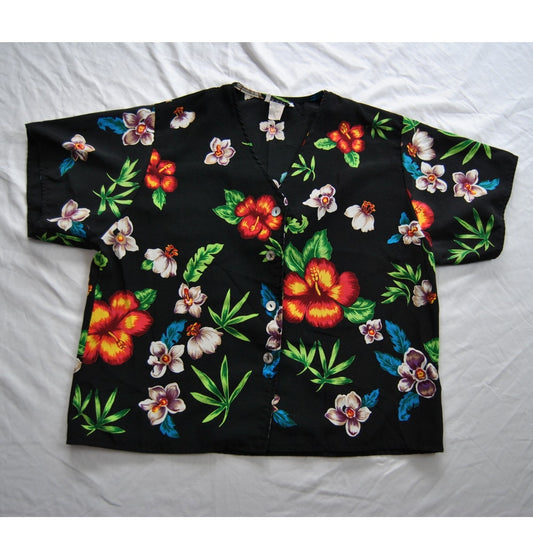 Promises Promises Hawaiian Button Down Shirt Size 12