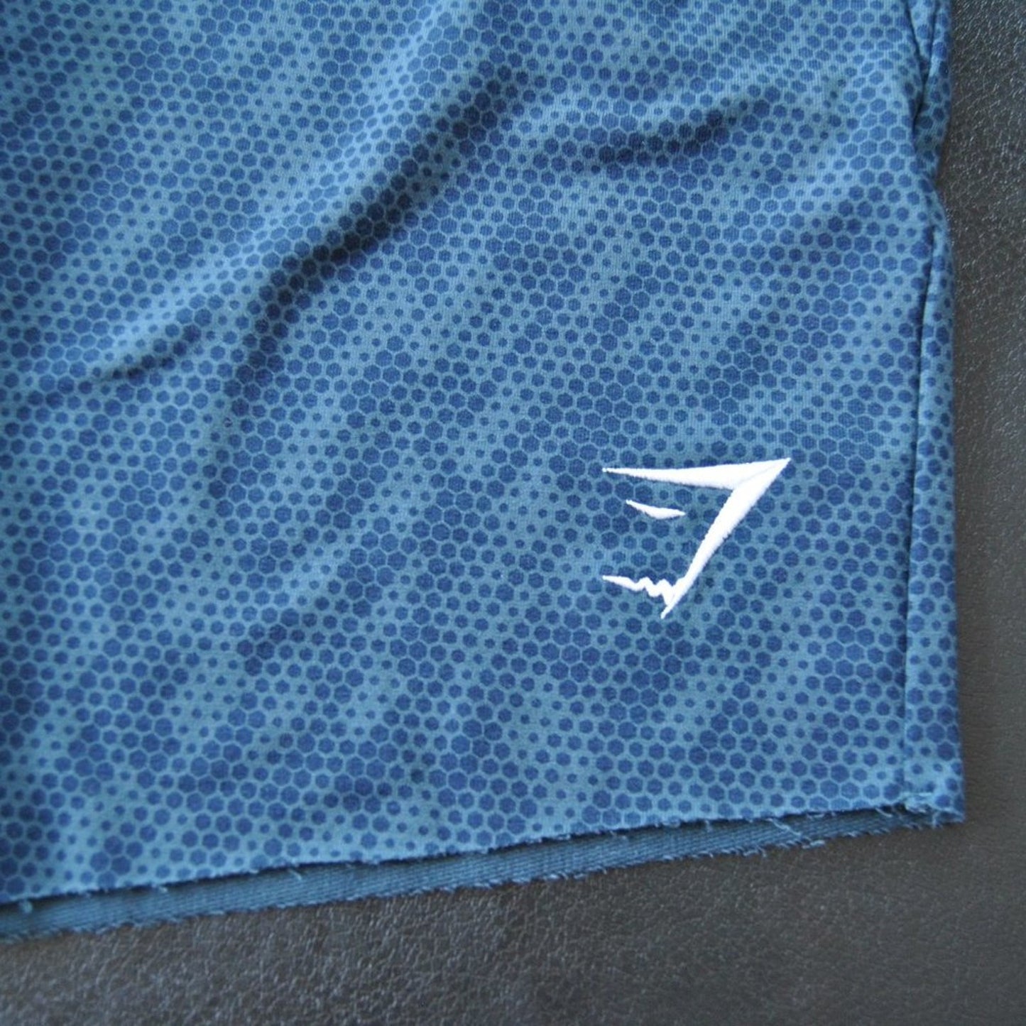 Gymshark Small Blue Sweat Shorts w/ Pockets & Drawstring