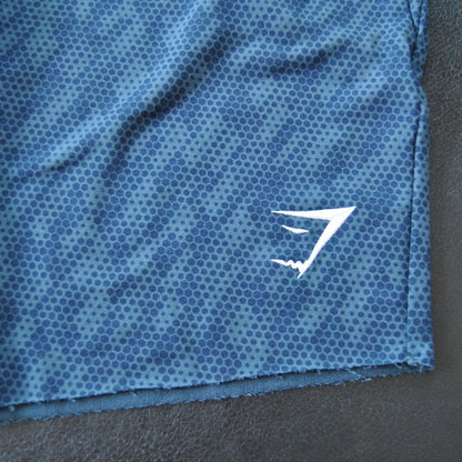 Gymshark Small Blue Sweat Shorts w/ Pockets & Drawstring