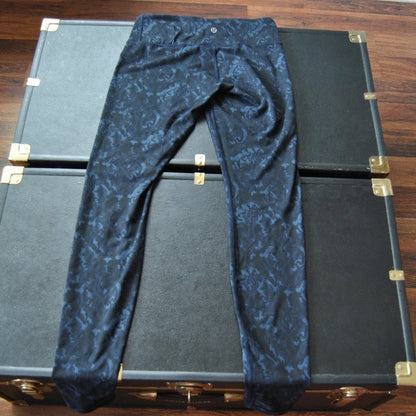 Lululemon Blue Wunder Under Pant Leggings Size 6