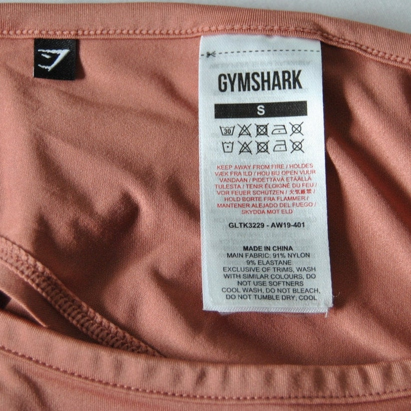 Gymshark Small Pink(ish) Open Back Tank Top