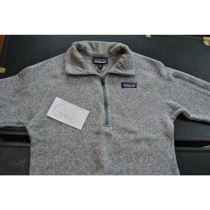 Patagonia Quarter Zip Sweater Small Gray