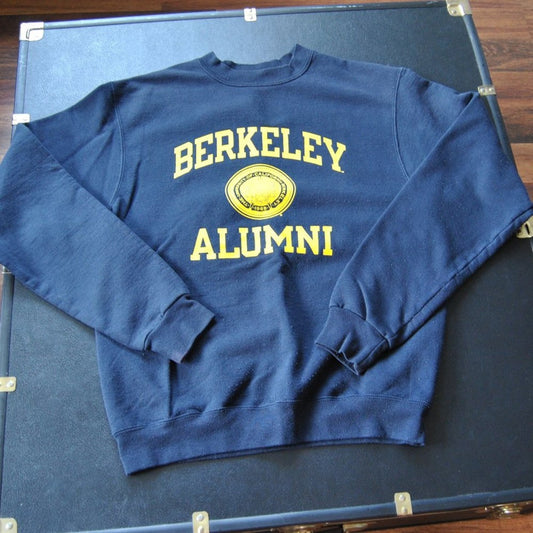 Berkley Alumni Small Blue & Yellow Champion Crewneck Sweater
