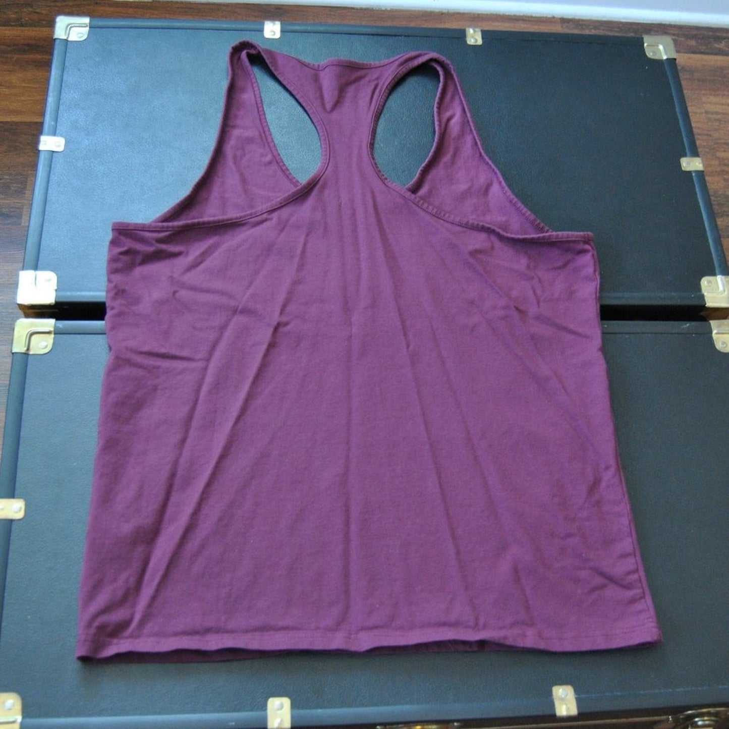 Alphalete PBNS Medium Purple/Maroon and Black Tank Top