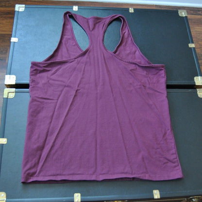 Alphalete PBNS Medium Purple/Maroon and Black Tank Top