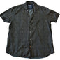 Lansky Bros Shirt Large Black Jungle Room Elvis Presley David Smith