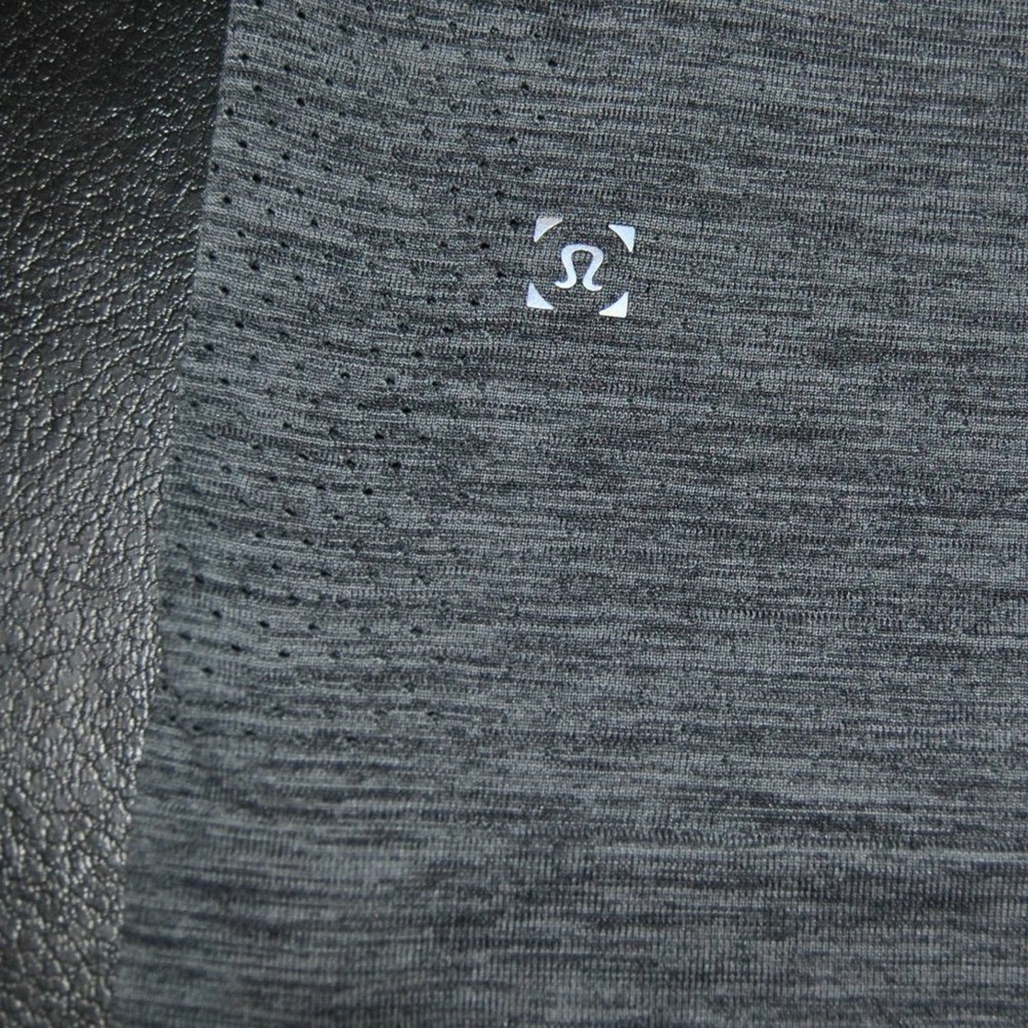 Lululemon Large Gray Short Sleeve Shirt "Get Outside Get Sweaty"