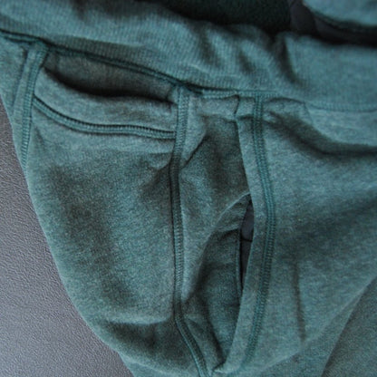 Lululemon X-Large Green Thick Cotton Fleece Sweatpants