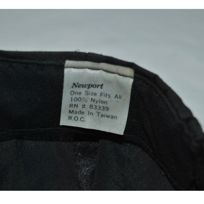 Vintage 90s Newport Pleasure Black Promo Black & Green Snapback Hat