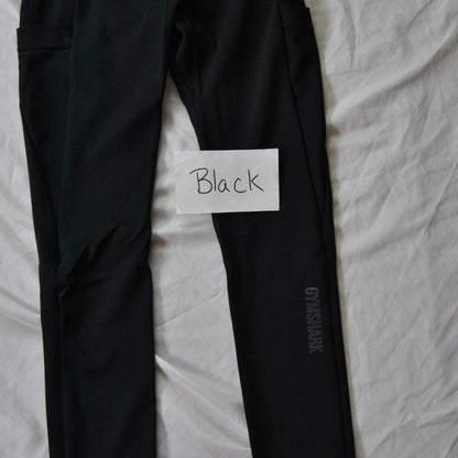 Gymshark Small Black Leggings with Pockets