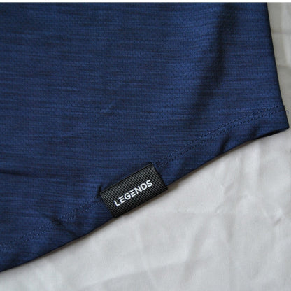 Legends Enzo Tee Anti-microbial & Moisture wicking Navy Blue Short Sleeve Shirt
