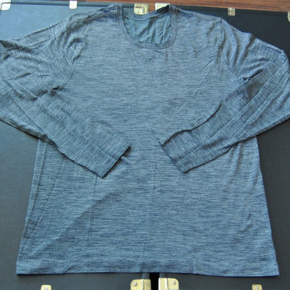 Lululemon Large Gray Lightweight Metal Vent Tech Long Sleeve Shirt