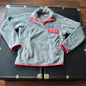 Patagonia Small Gray & Pink Women's Re Tool Snap-T Fleece Pullover Sweater