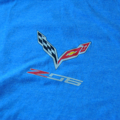 Corvette XX-Large Blue Short Sleeve Shirt