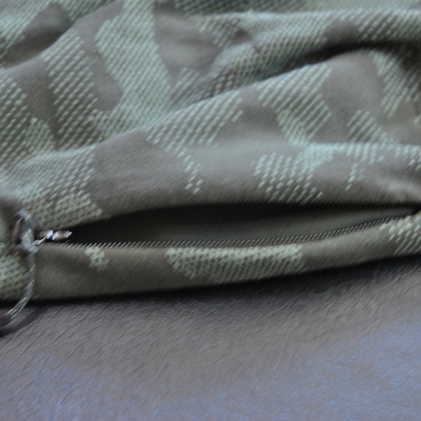 Lululemon Large Surge Warm Heritage Camo Olive Green 1/2 Zip Pullover