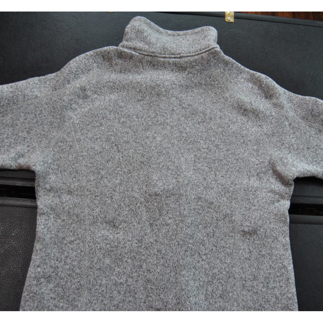 Patagonia Quarter Zip Sweater Small Gray