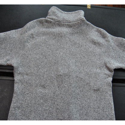 Patagonia Quarter Zip Sweater Small Gray
