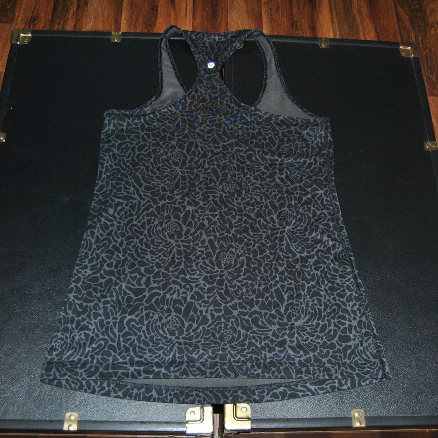 Lululemon Tank Top Black Gray Design Size: 8 (No tag)
