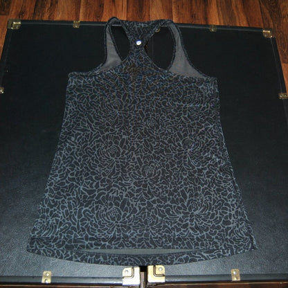 Lululemon Tank Top Black Gray Design Size: 8 (No tag)