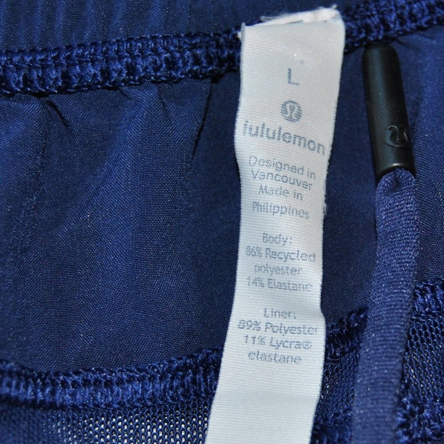 Lululemon Large Blue Athletic Shorts