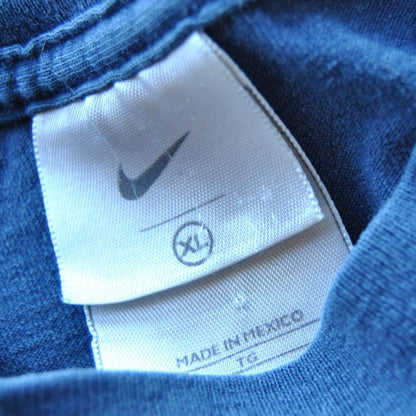 Nike X-Large Blue & Orange Vintage Long Sleeve Shirt