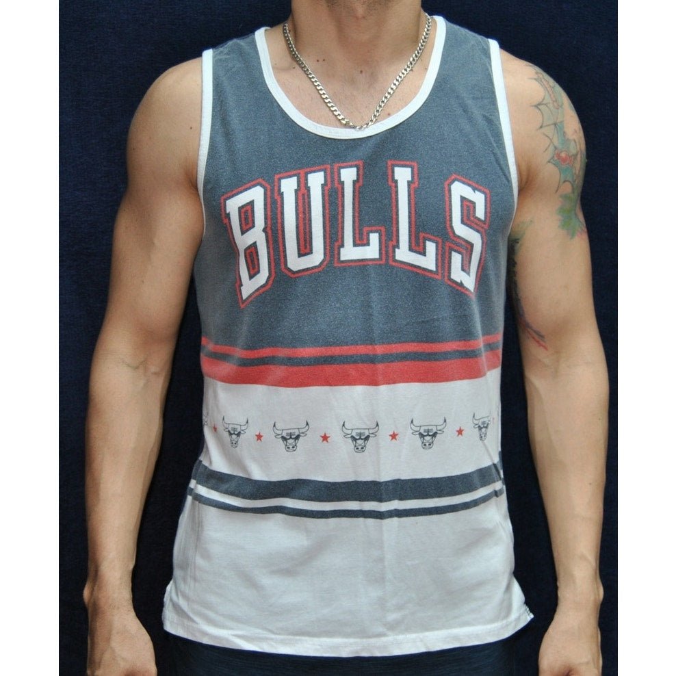 Chicago Bulls Small NBA Tank Top Red, White, & Blue