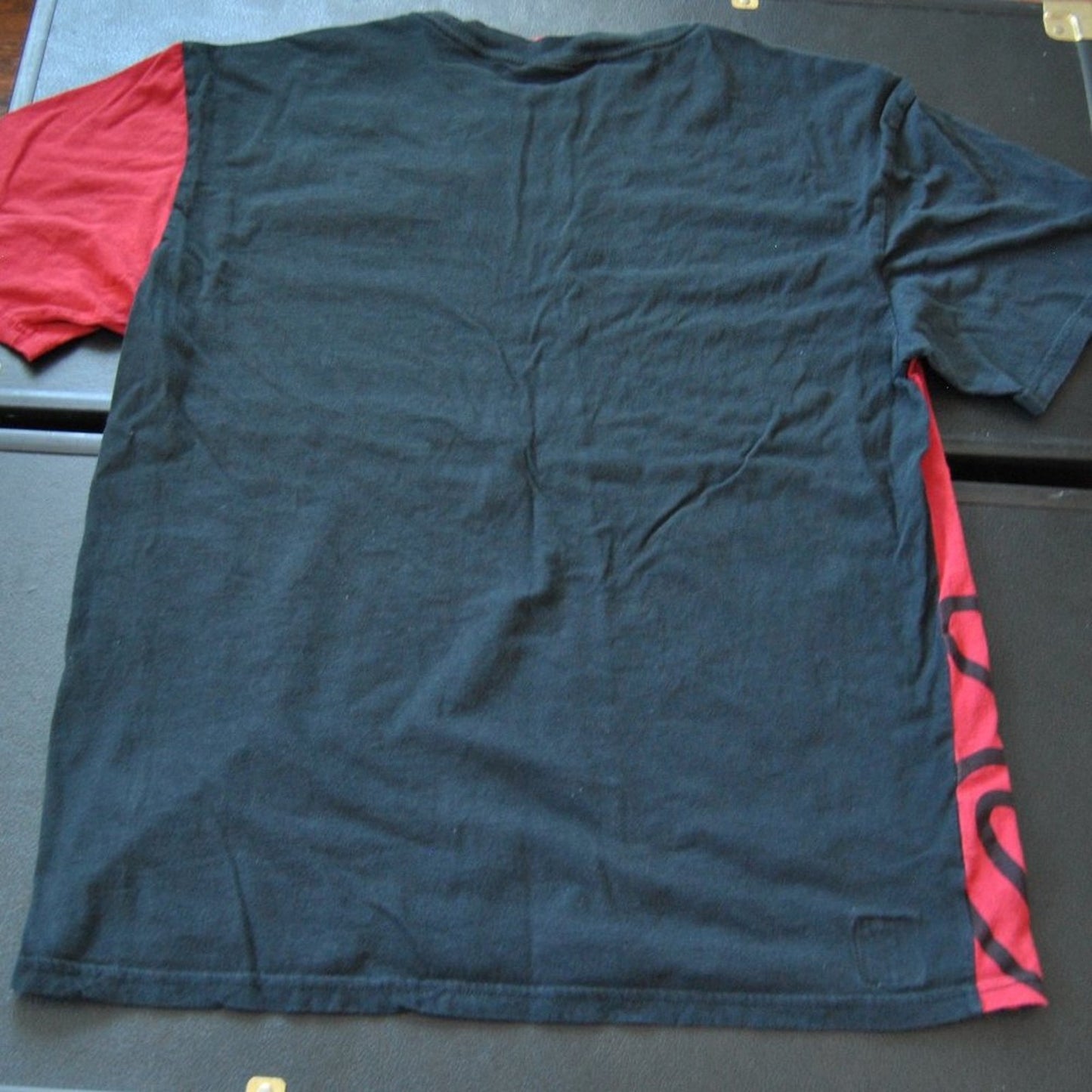 Chicago Bulls Mitchell & Ness NBA Finals 1996 Medium Red & Black Short Sleeve