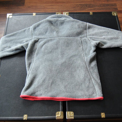 Patagonia Small Gray & Pink Women's Re Tool Snap-T Fleece Pullover Sweater