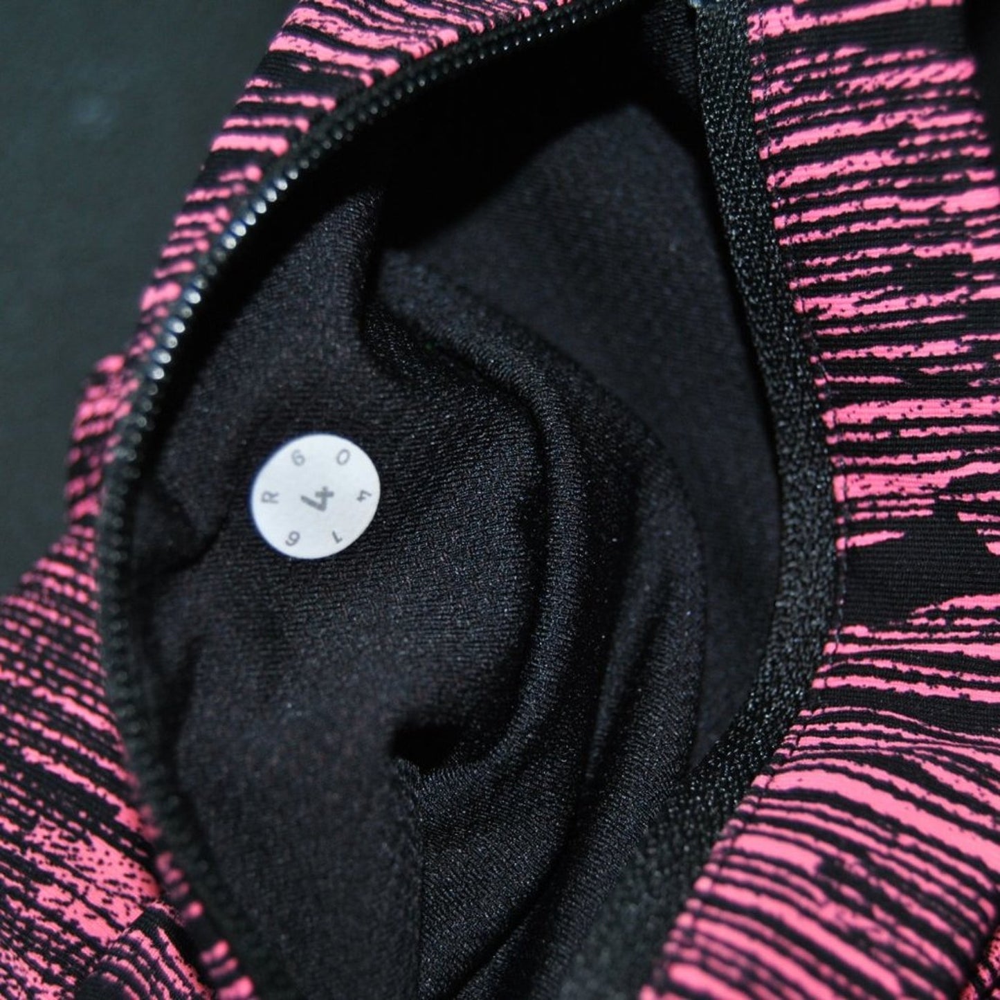 Lululemon Leggings with Pockets Pink and Black Size 6