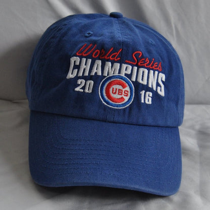 Chicago Cubs World Series 2016 Dad Hat w/ Adjustable Strap