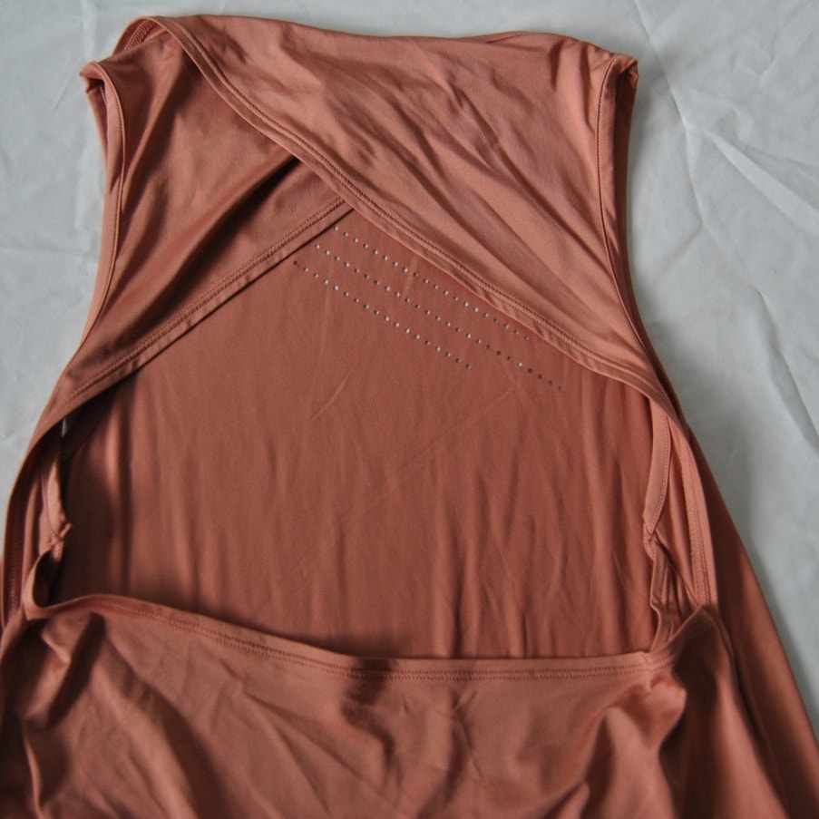 Gymshark Small Pink(ish) Open Back Tank Top