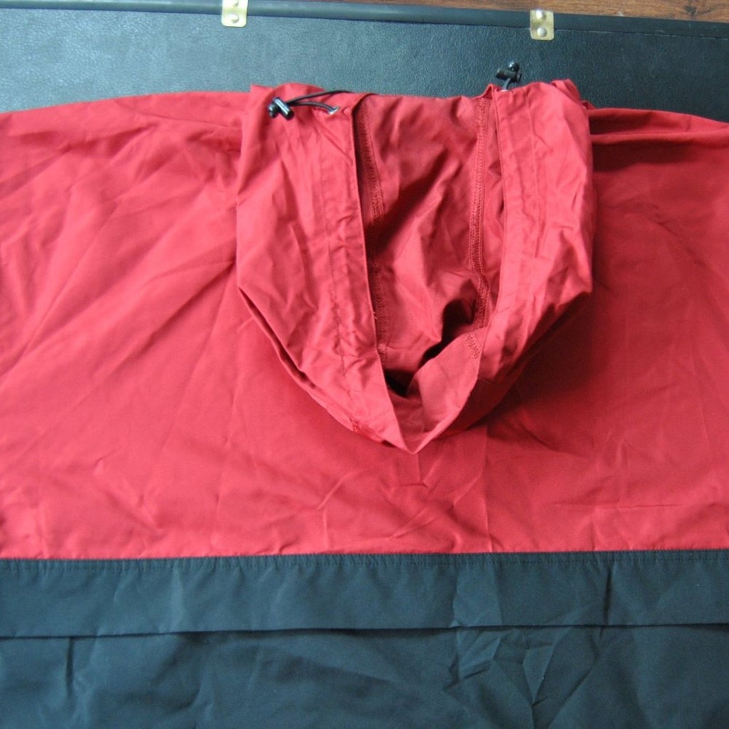 Stanford University XXL Champion Windbreaker Hoodie w/ Pockets Red & Black