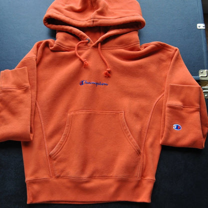 Champion X-Small Orange Reverse Weave Hoodie