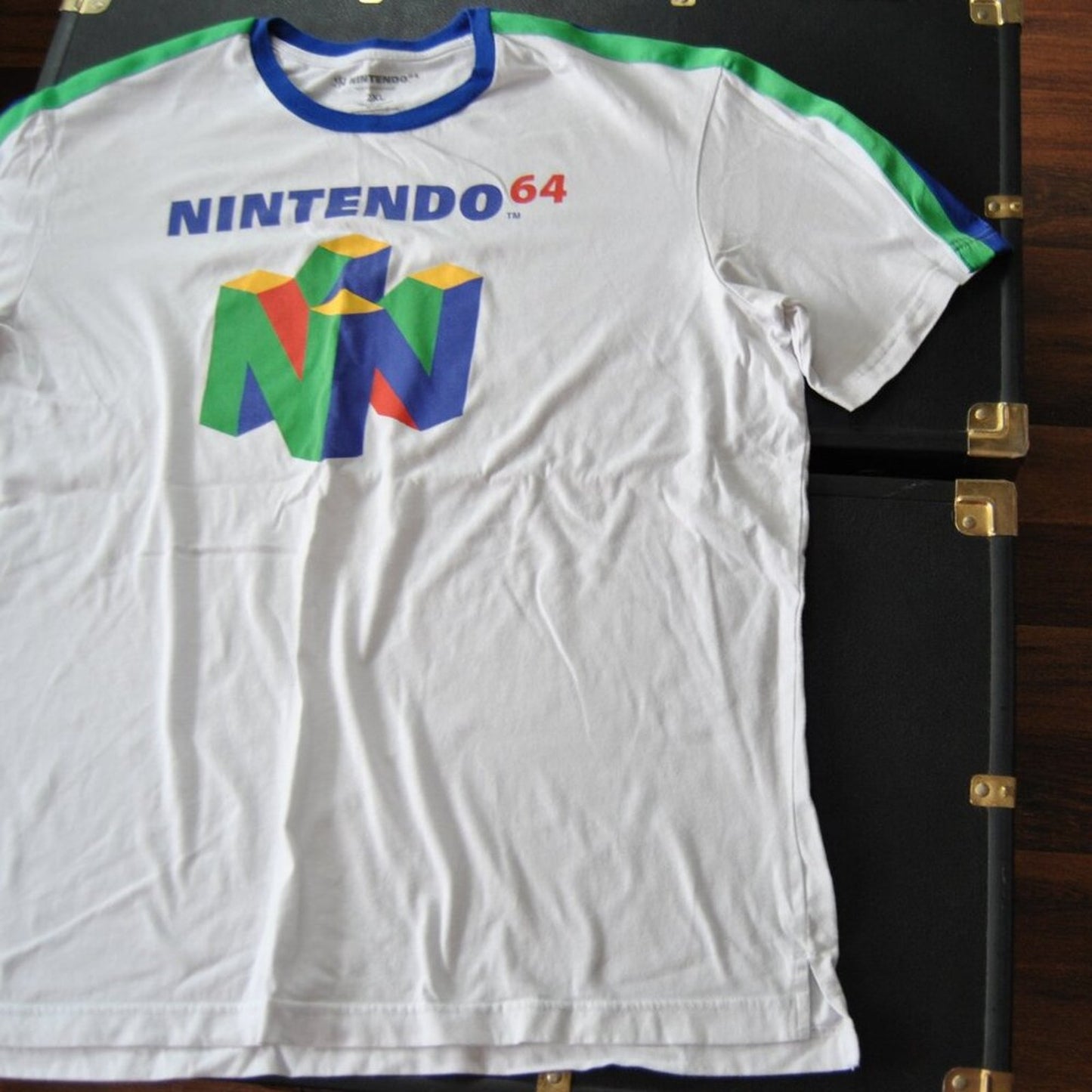Nintendo 64 2X-Large While Short Sleeve Shirt