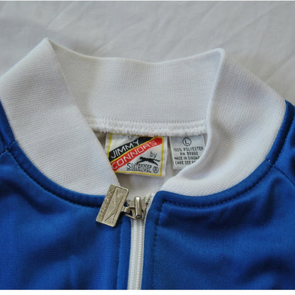 Vintage 80s Slazenger Jimmy Connors Full Zip Track Jacket Mens Large