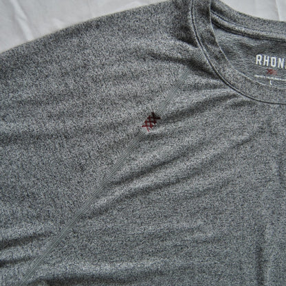 Rhone Large Gray Short Sleeve Shirt