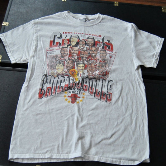 Chicago Bulls 1991 NBA World Champions Medium Short Sleeve Shirt